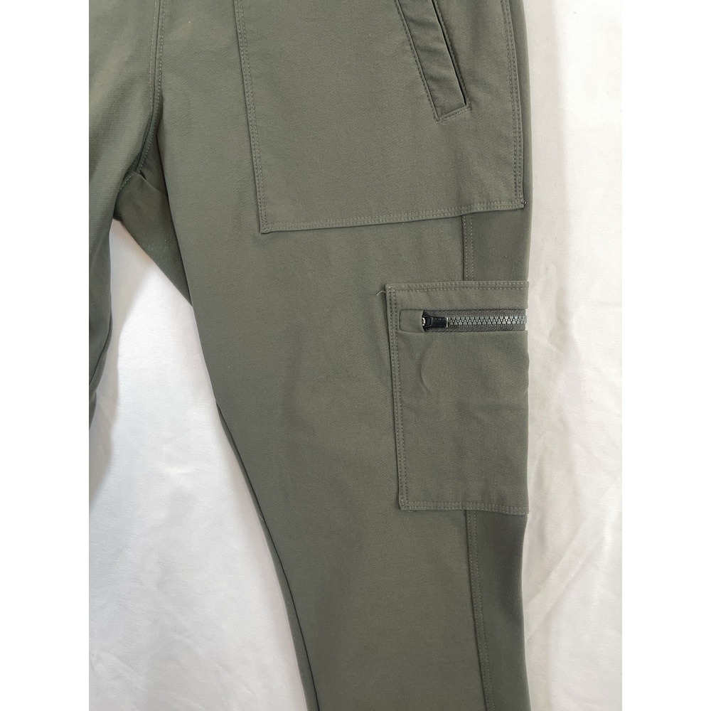 Athleta Headlands Hybrid Cargo Tight Leggings Peat Zippered Pockets S ize 4 - Picture 11 of 14